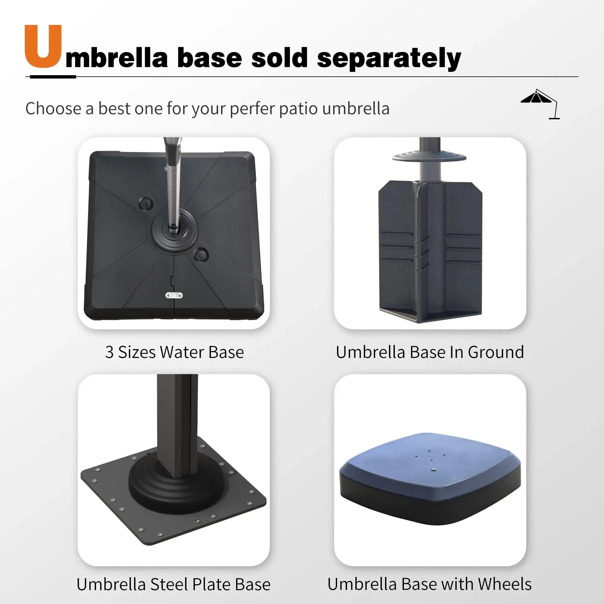 SolarGlow™ Solar-powered LED umbrella