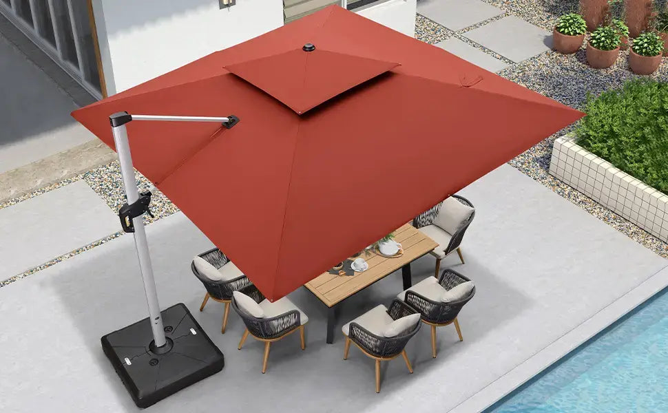 SolarGlow™ Solar-powered LED umbrella