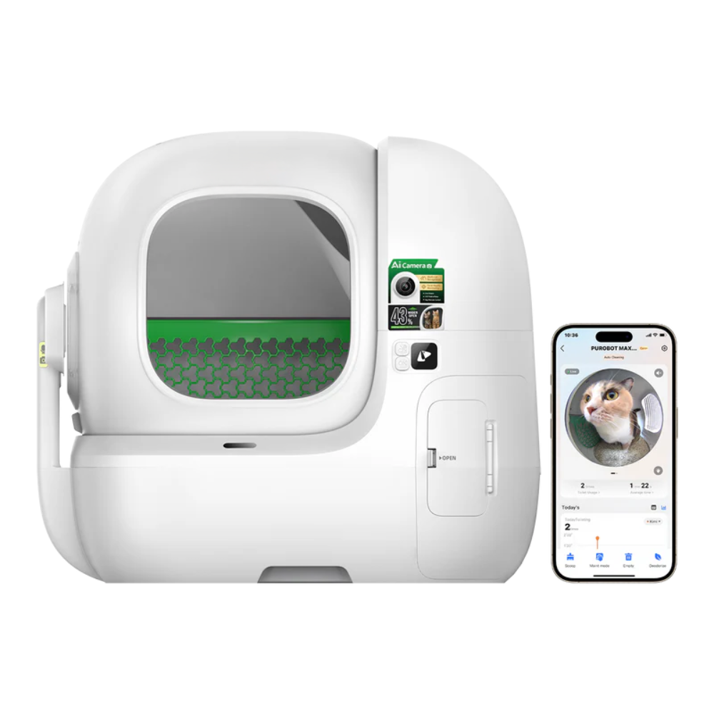 CleanSense™ AI Self-Cleaning Litter Box