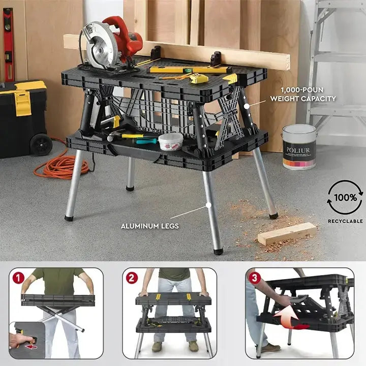 TableMax™ Foldable Workbench