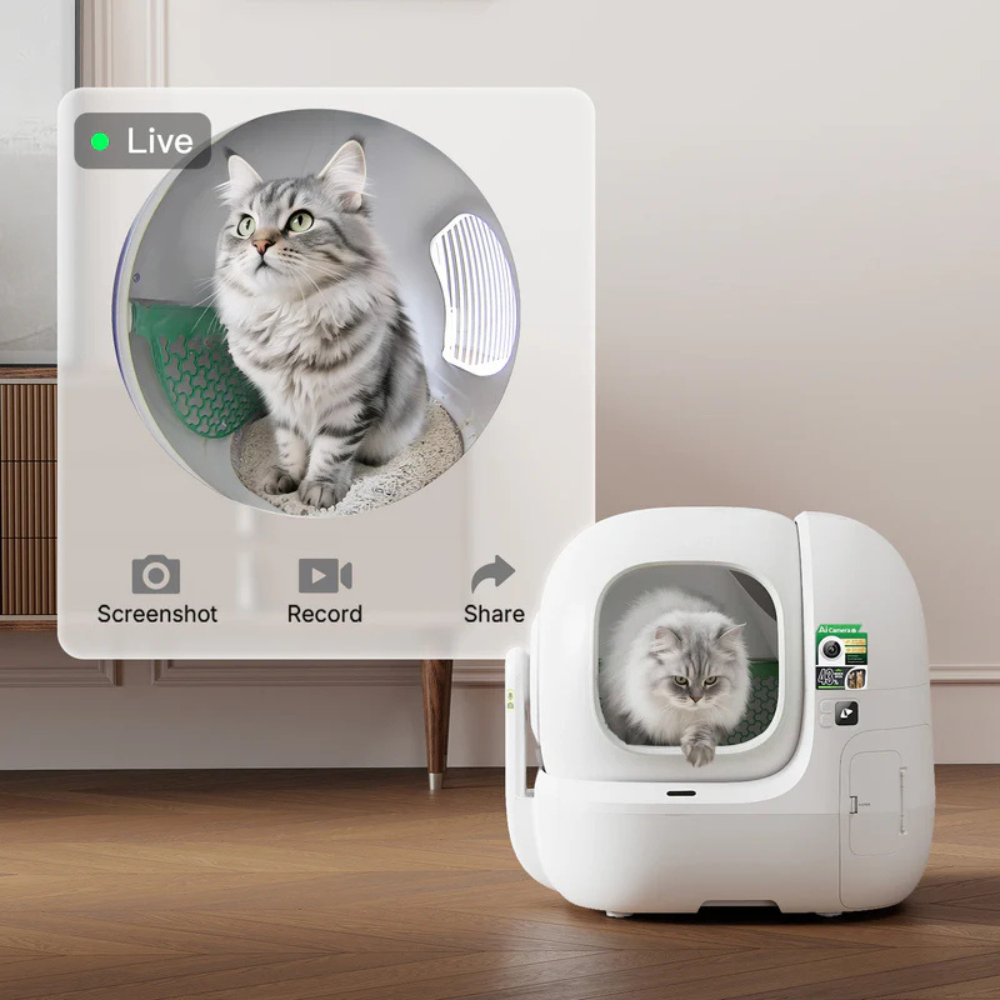 CleanSense™ AI Self-Cleaning Litter Box