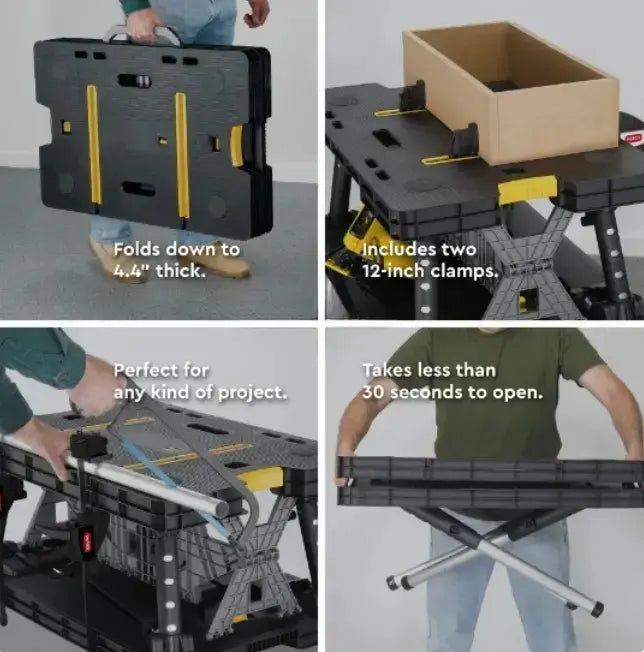 TableMax™ Foldable Workbench