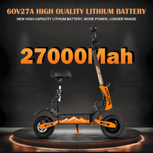 RoadBlaze™ Dual-Motor Folding Electric Scooter