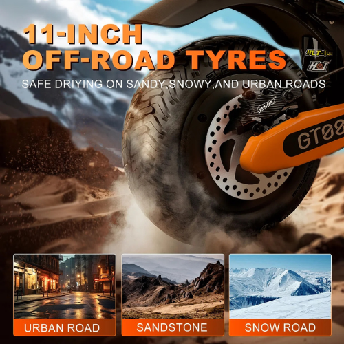 RoadBlaze™ Dual-Motor Folding Electric Scooter