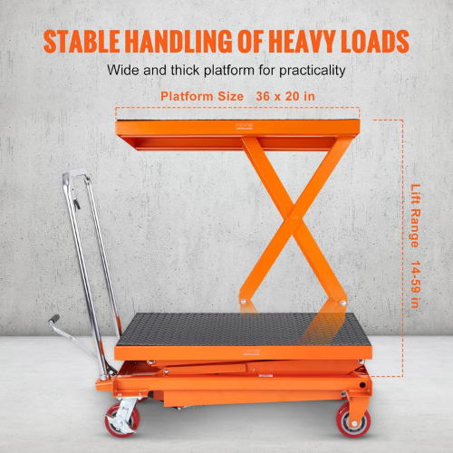 LiftPro™ Hydraulic Lift Table Cart