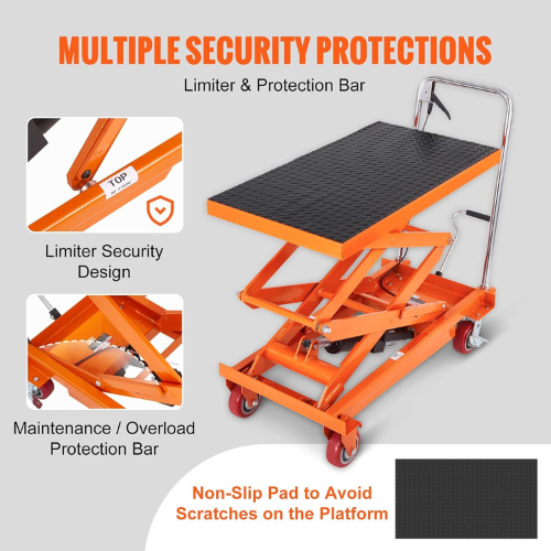 LiftPro™ Hydraulic Lift Table Cart